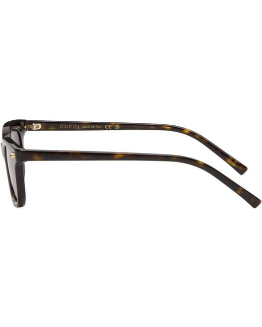 Gucci Black Round Sunglasses for men