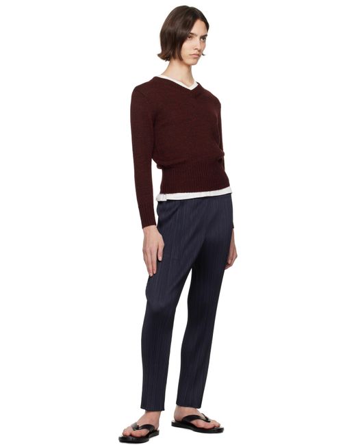 Pleats Please Issey Miyake Blue June New Colorful Basics 4 Trousers