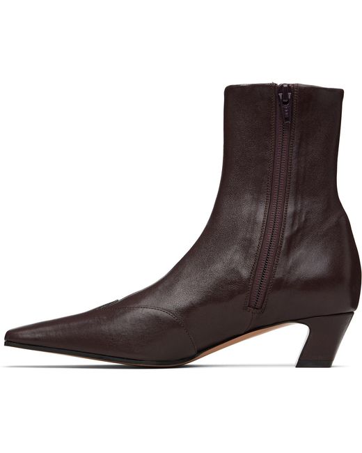 Khaite Black Nevada Stretch Low Boots