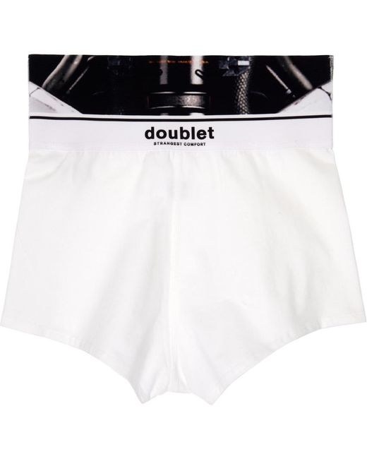 Doublet Black Printed Boxers for men