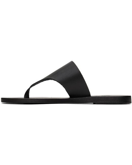 Ancient Greek Sandals ブラック Mera サンダル Black