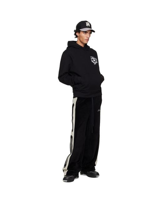 Amiri Black Bones Track Pants for men