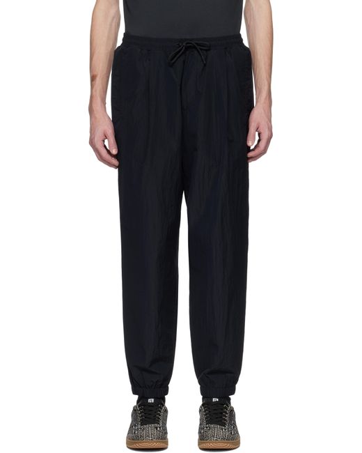 Mackage Black Martin-Wb Water-Repellent Ripstop Sweatpants for men