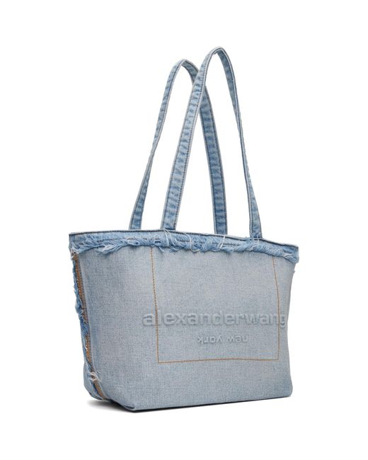Alexander Wang Blue Punch Medium Fray Tote