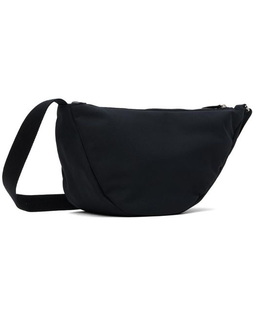 The Row Black Slouchy Banana Bag for men