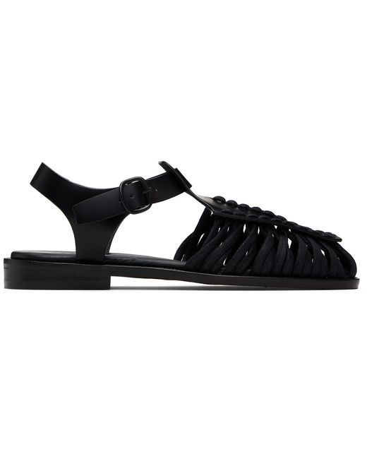 Hereu Black Alaro Sandals