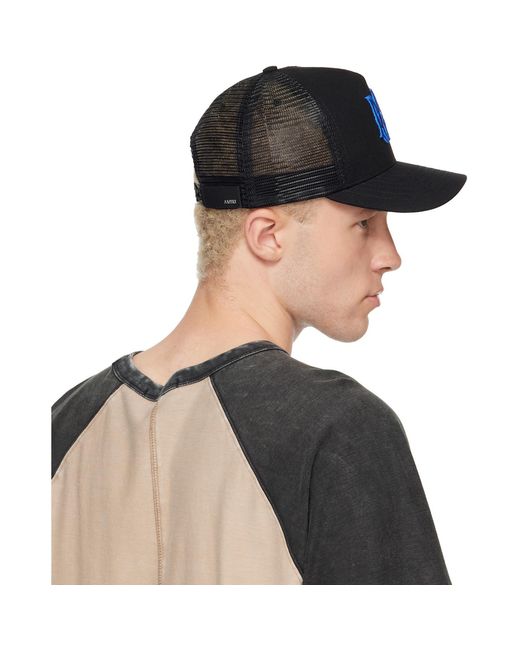 Amiri Black 'Ma' Trucker Cap for men