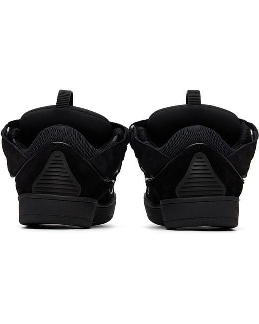 Lanvin Black Curb Sneakers