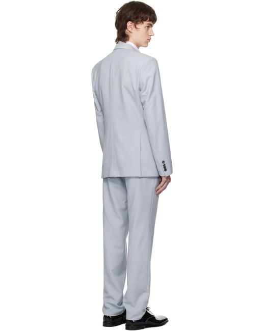 Dries Van Noten Black Single-Breasted Suit for men