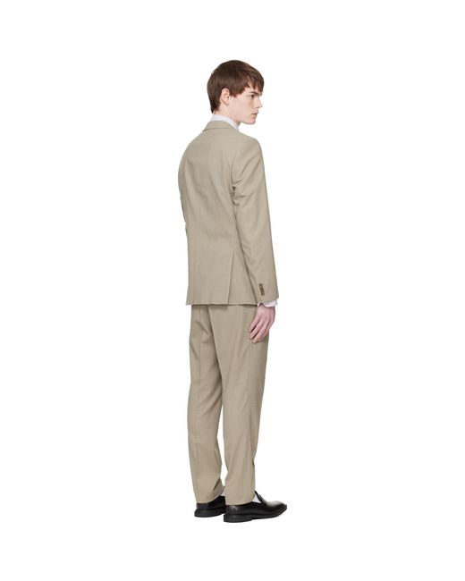 HUGO Black Two-Piece Slim-Fit Stretch Cloth Suit for men