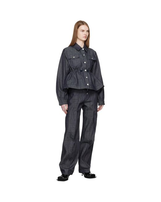 CECILIE BAHNSEN Black Cbcandida Denim Jacket