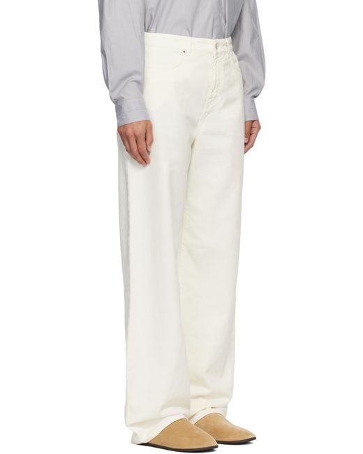 Max Mara White Mirna Jeans
