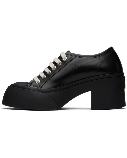 Marni Black Lace-up Derbys