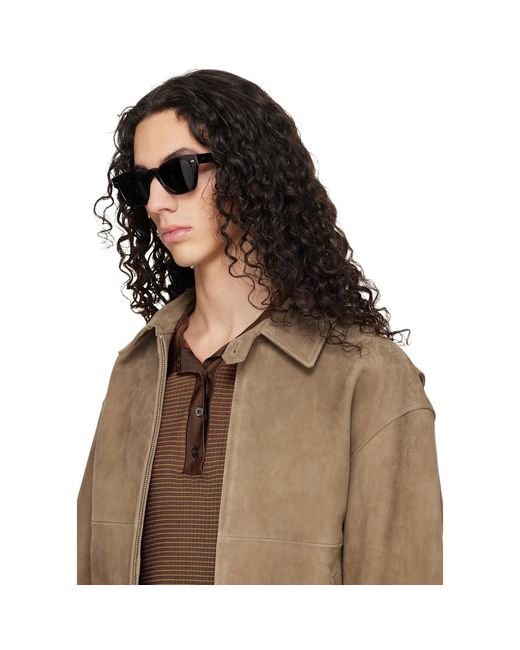 Oliver Peoples Black Rueny Sunglasses for men
