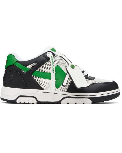 Off-White c/o Virgil Abloh Black 'Out Of Office' Calf Gradient Sneakers for men