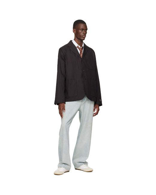 Lacoste Black Elevated Seasonal Blazer for men