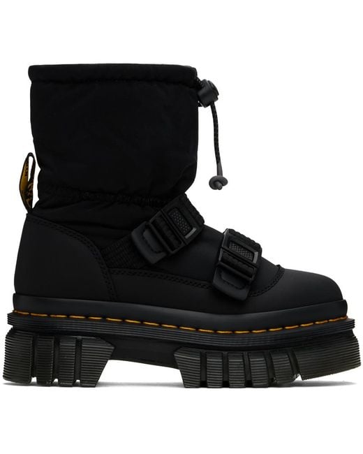 Dr. Martens Black Audrick Padded Lo Boots
