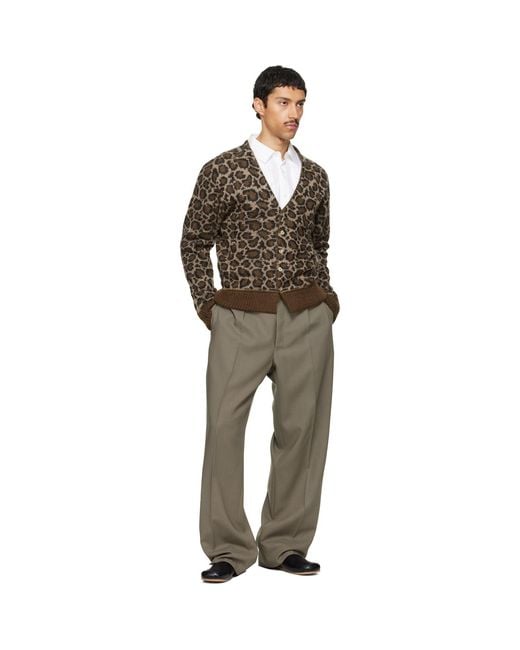 Second/Layer Brown Chevy Cardigan for men