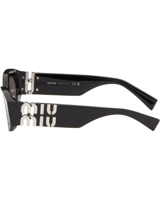 Miu Miu Brown Miu Glimpse Sunglasses