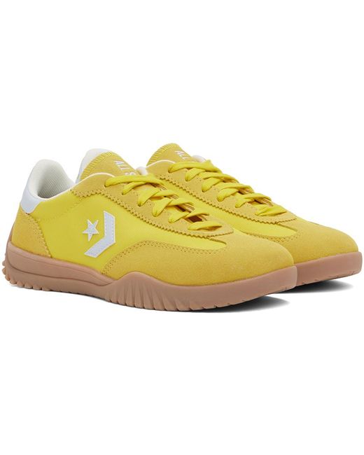 Converse Yellow Run Star Trainer Low Top Sneakers for men