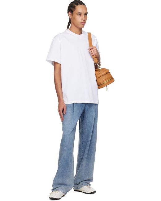 WOOYOUNGMI 3D Coral Back Logo T-Shirt in White for Men | Lyst