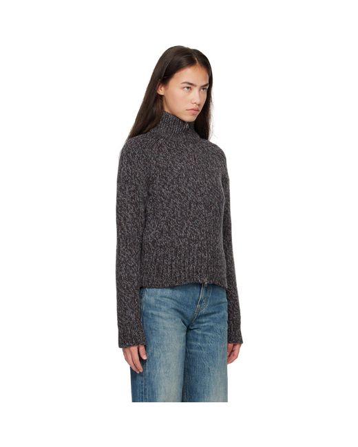 Our Legacy Black Flight Zip Cardigan