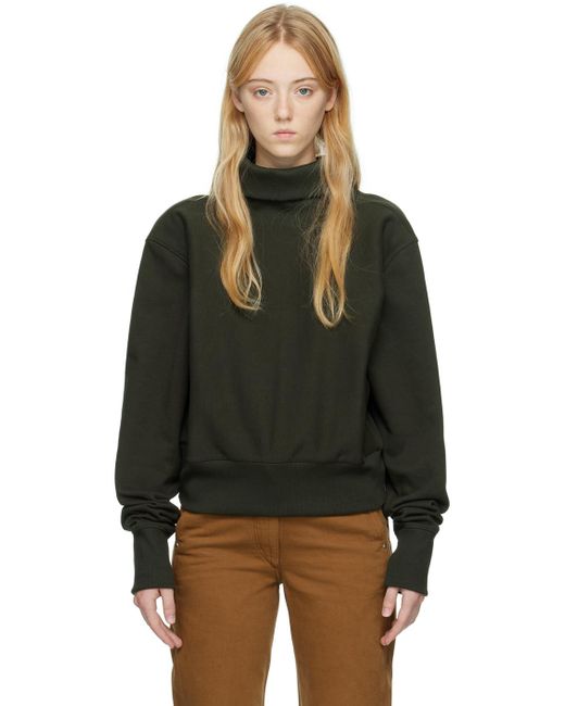 Col Roulé Côtelé Kaki Exclusif À Ssense Quira en coloris Black