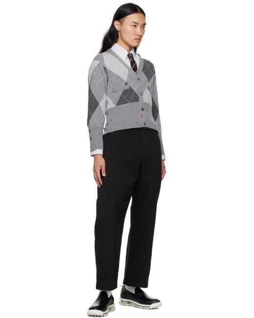 Thom Browne Black Clear Tech Runner Sole Penny Loafers for men