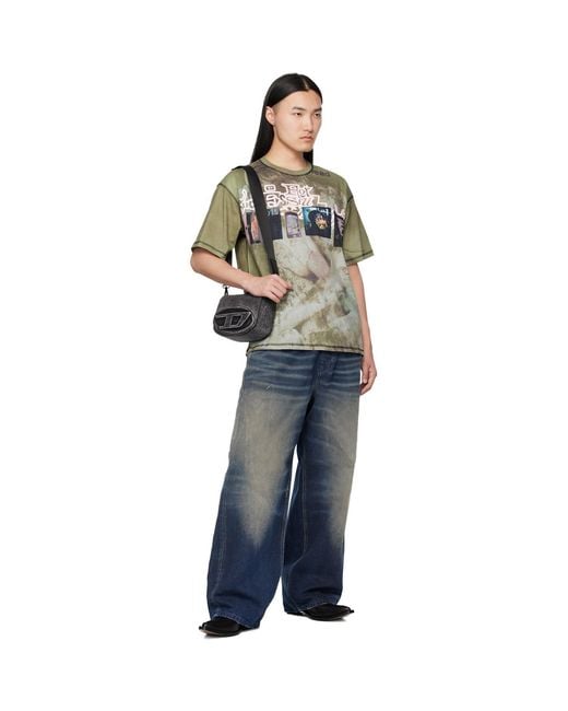 DIESEL Black 1Dr-Camera Bag for men