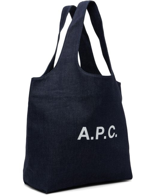 メンズ A.P.C. ネイビー Ninon トートバッグ Blue