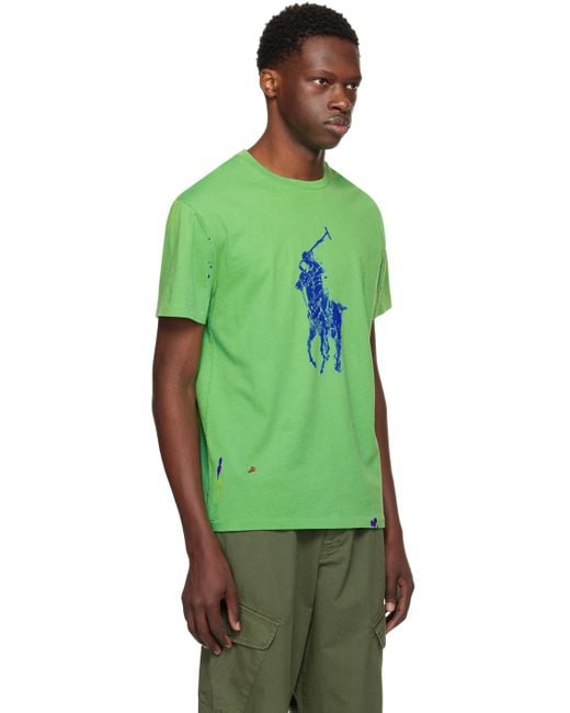 Polo Ralph Lauren Green Big Pony T-shirt for men