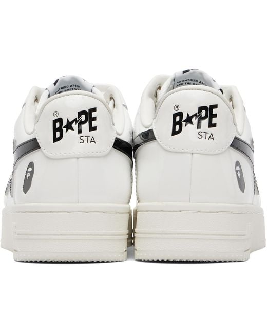 A Bathing Ape White Sta #2 Sneakers