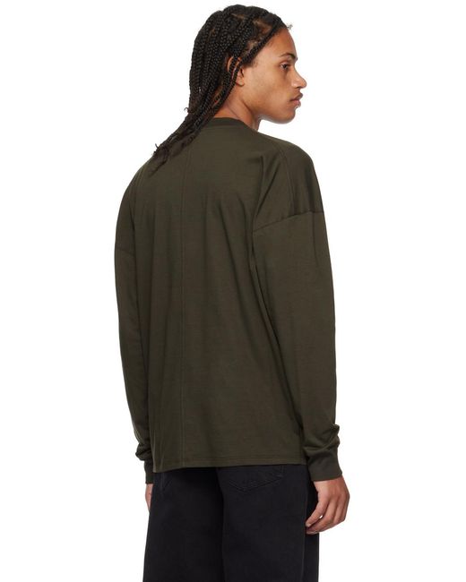 T-Shirt À Manches Longues Drago Vert The Row pour homme en coloris Black