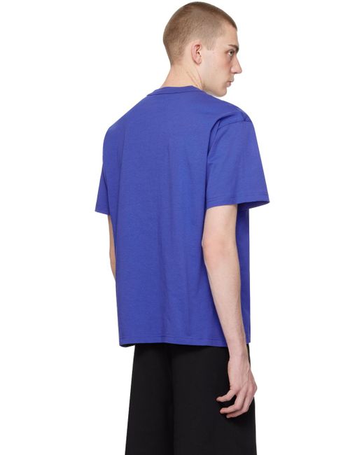 Versace Blue V-emblem T-shirt for men