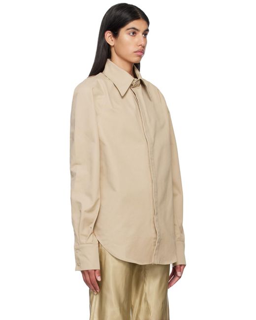Bianca Saunders Natural Row Back Shirt
