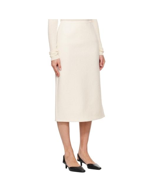 Rier Natural Walker Midi Skirt