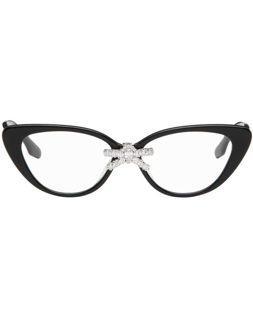 ShuShu/Tong Black Yvmin Edition Gemstone Bow Glasses