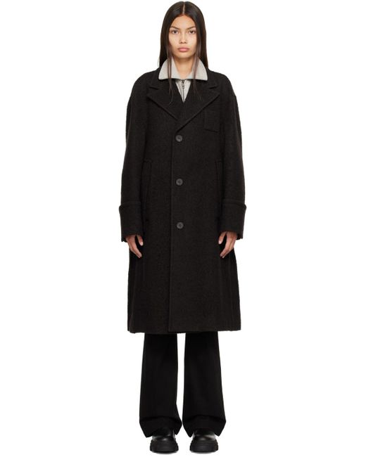 Wooyoungmi Black Single Coat