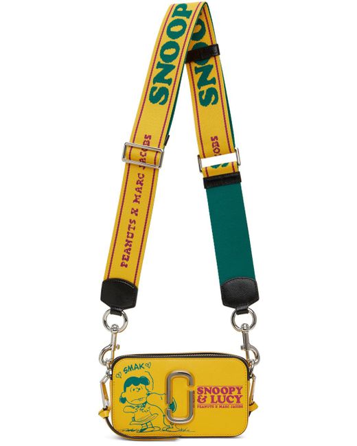 Marc Jacobs Peanuts Edition Snoopy 'the Snapshot' Bag in Yellow Lyst