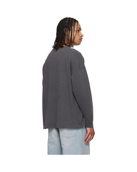 Our Legacy Black Slack Sweatshirt for men