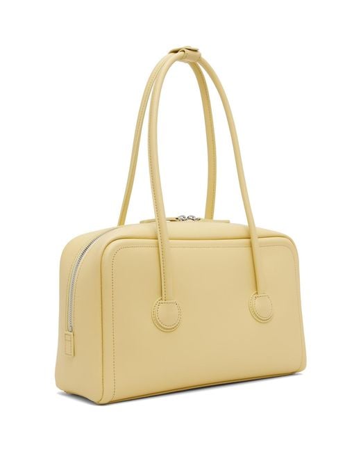 MARGE SHERWOOD Yellow Soft Boston Small Bag