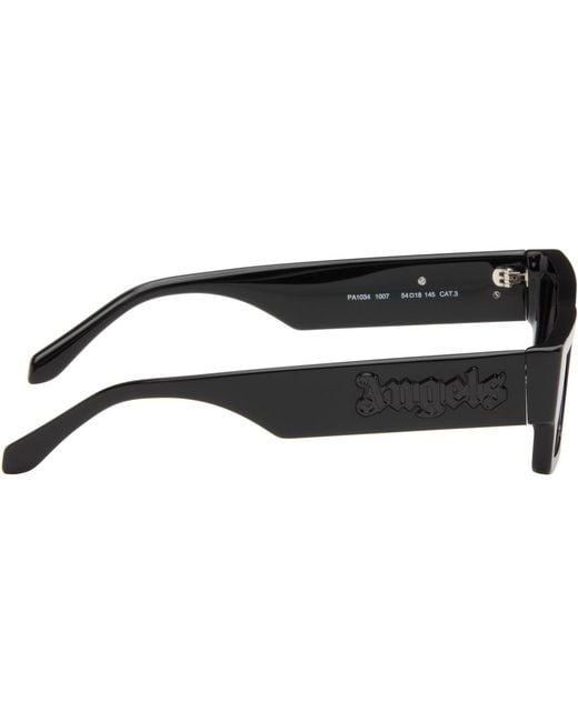 Palm Angels Gray Belvedere Sunglasses for men
