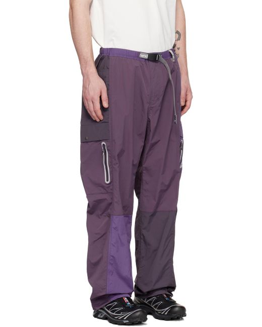 And Wander Purple Gramicci Edition Cargo Pants for men