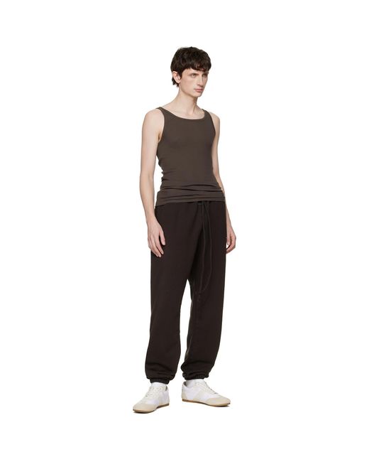 Fear Of God Black Sunfaded Classic Sweatpants for men