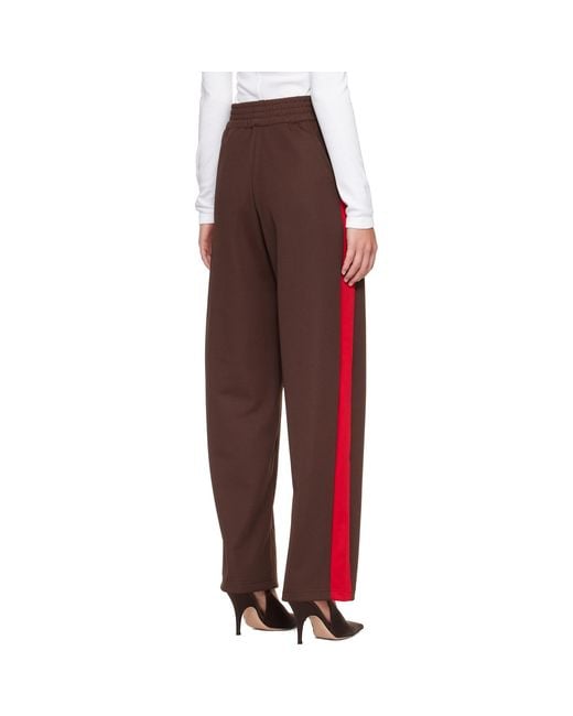 Coperni Red Oversized Track Pants