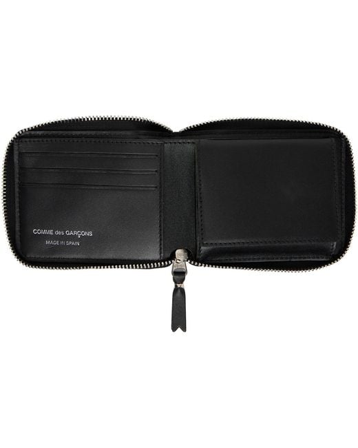 Comme des Garçons Black Eyelet Wallet for men