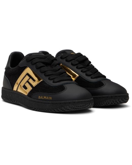 Balmain Black Swan Sneakers