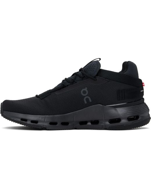 On Shoes Black Cloudnova 2 Sneakers for men