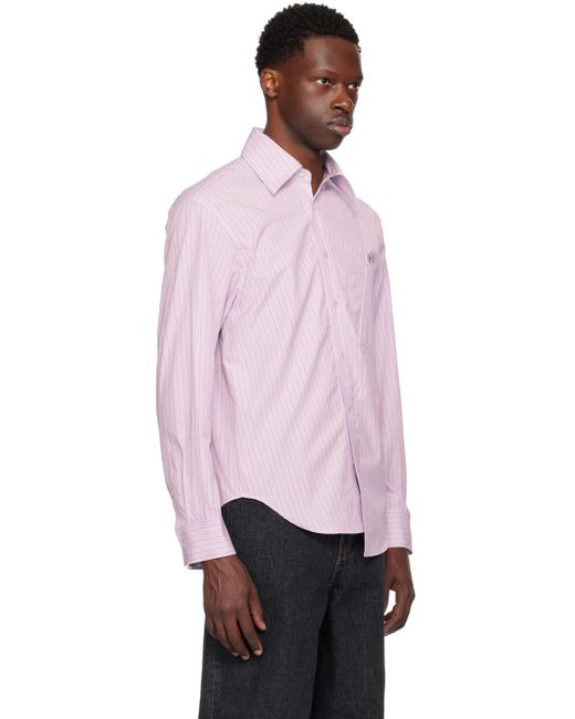 Commission Pink Striped Shirt for men