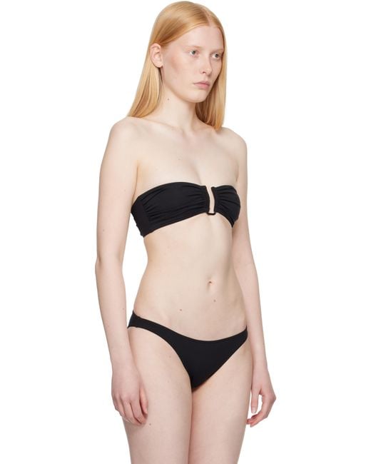 Eres Black Show Bandeau Bikini Top